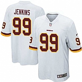 Nike Men & Women & Youth Redskins #99 Jenkins White Team Color Game Jersey,baseball caps,new era cap wholesale,wholesale hats